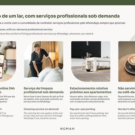 Nomah - Aptos Por Temporada Na Vila Nova Conceicao São Paulo Eksteriør billede